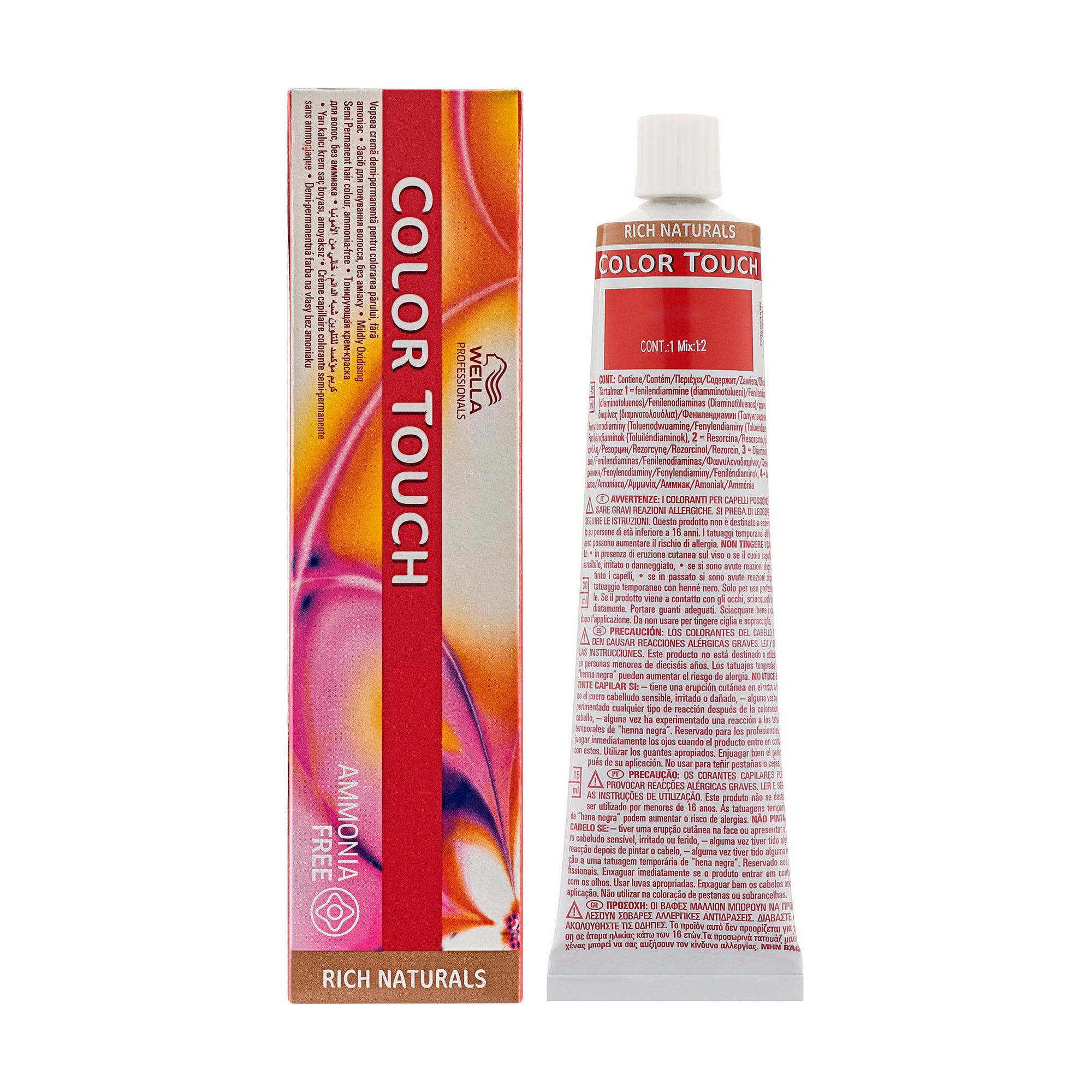 Безаміачна тонувальна крем-фарба для волосся Wella Professionals Color Touch Rich Naturals 7/97, 60 мл